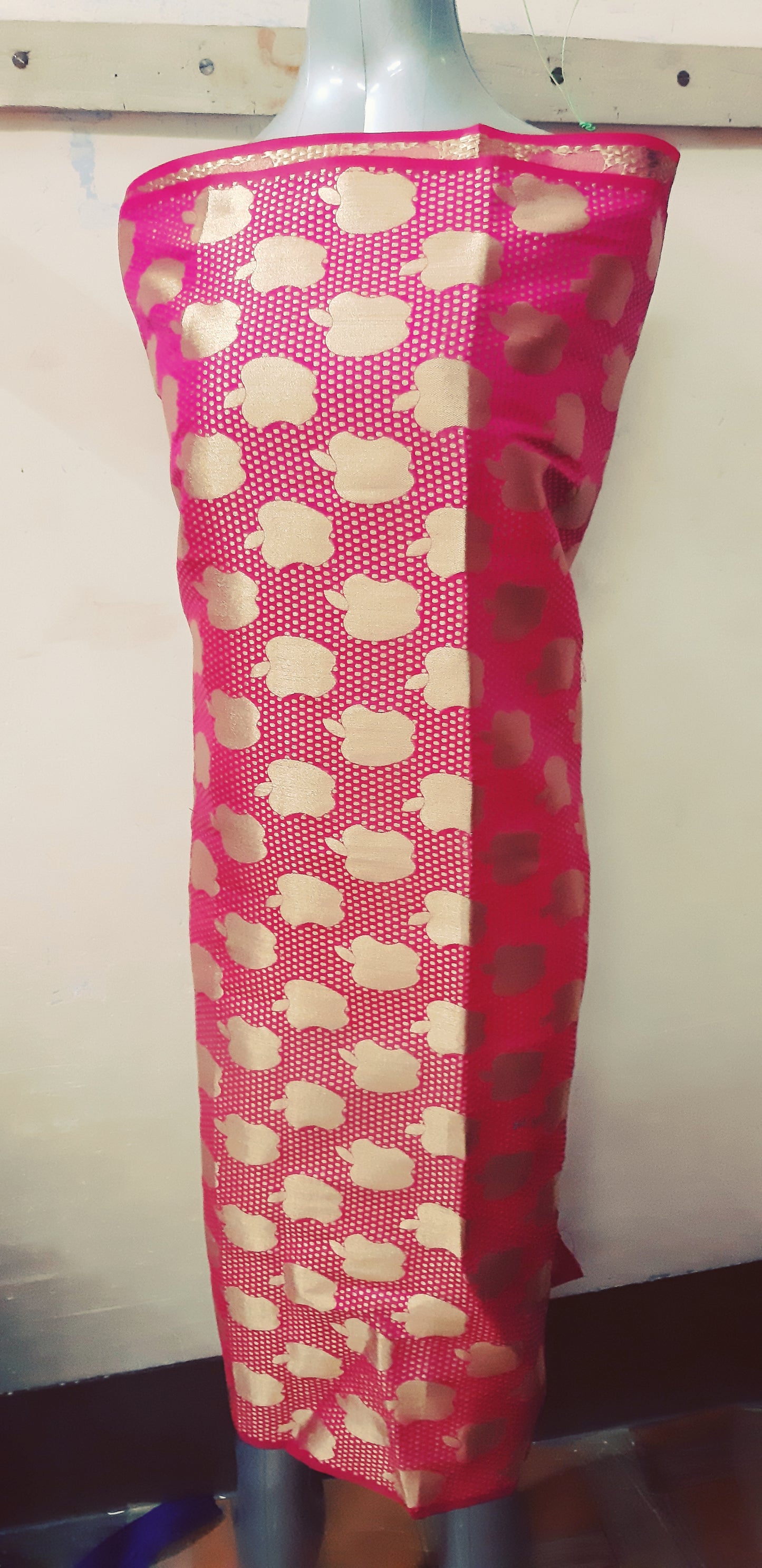 Zari Jacquard Cloth length