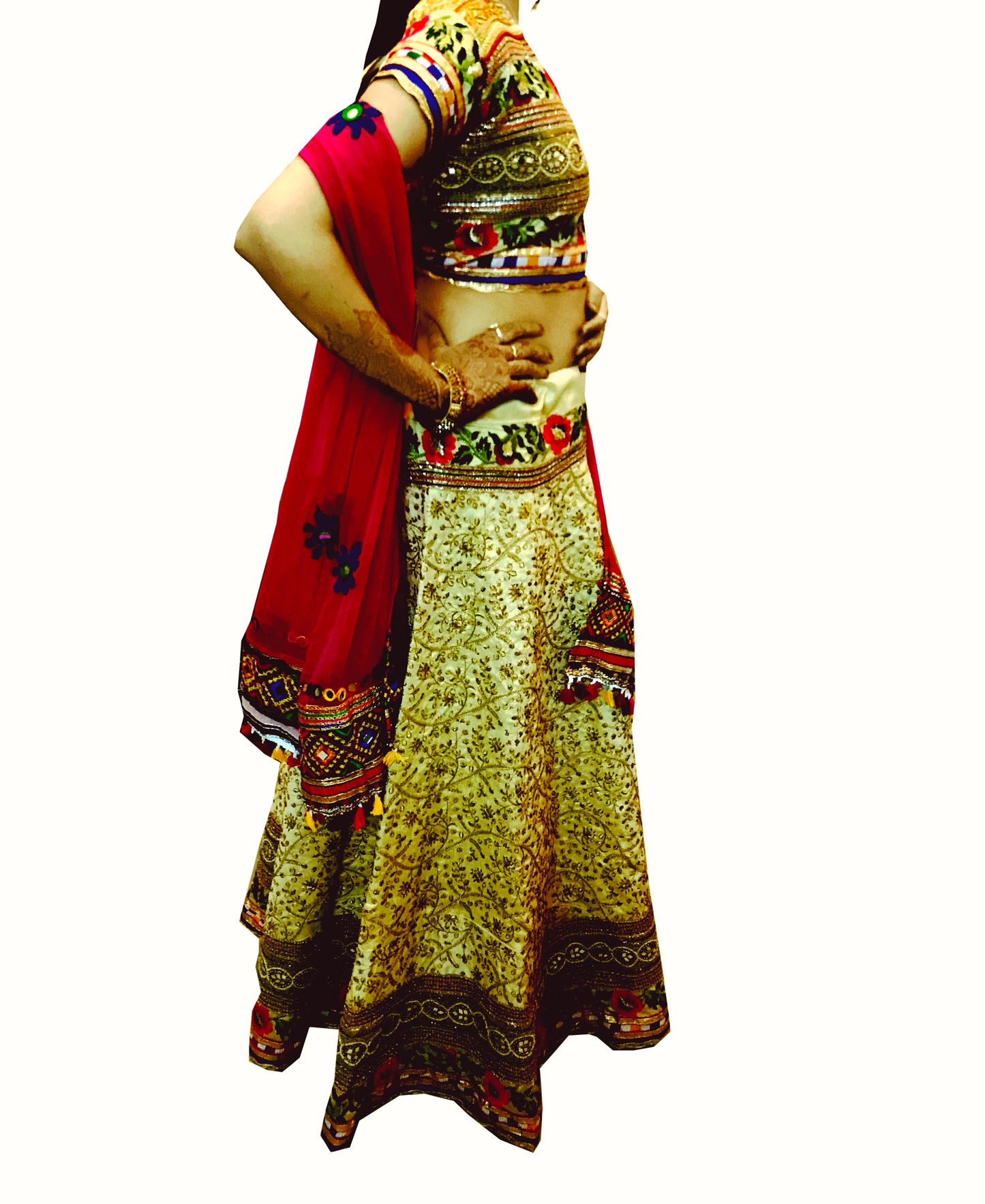 Runjhun Cotton Silk Lehenga Choli