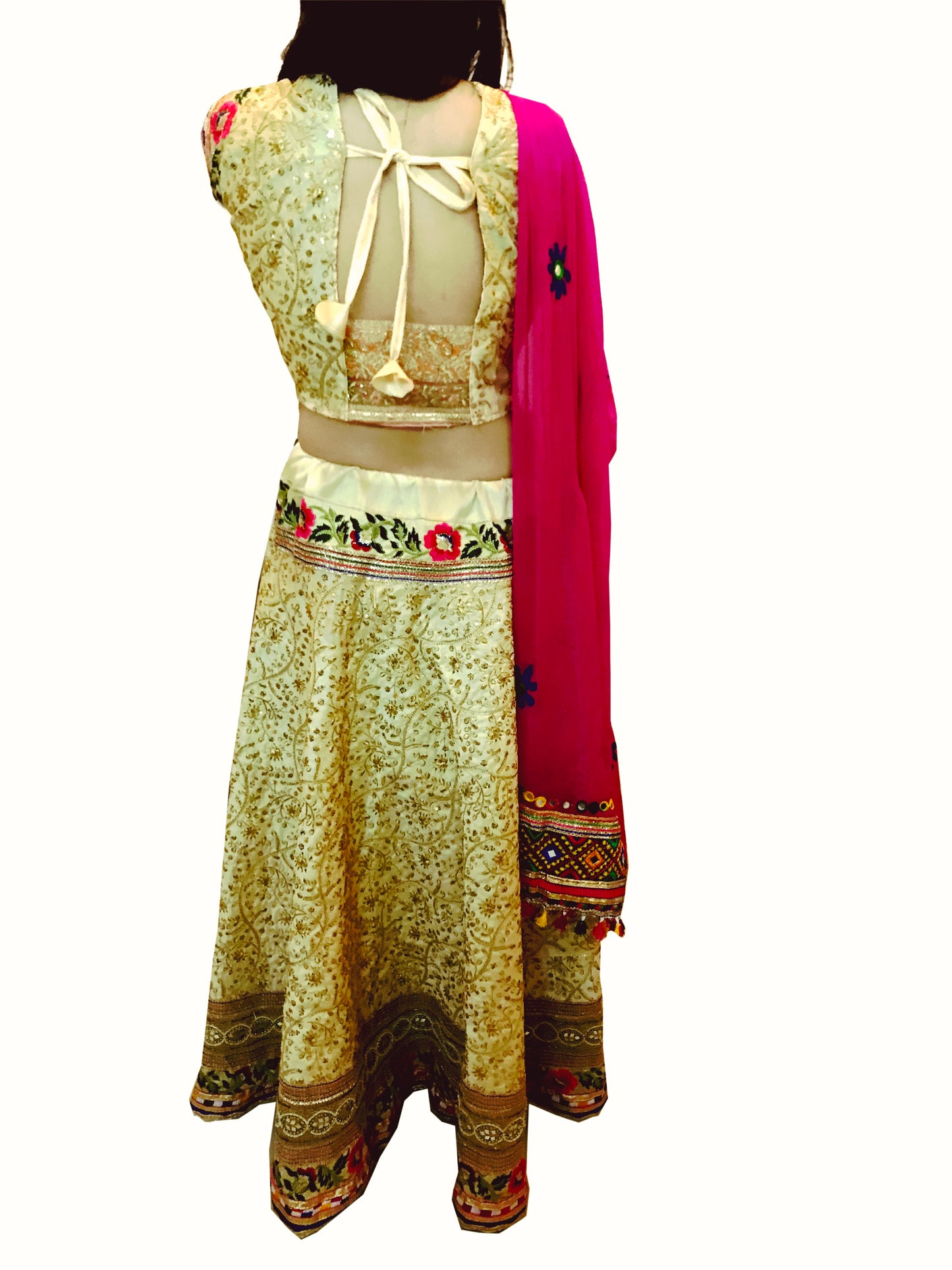 Runjhun Cotton Silk Lehenga Choli
