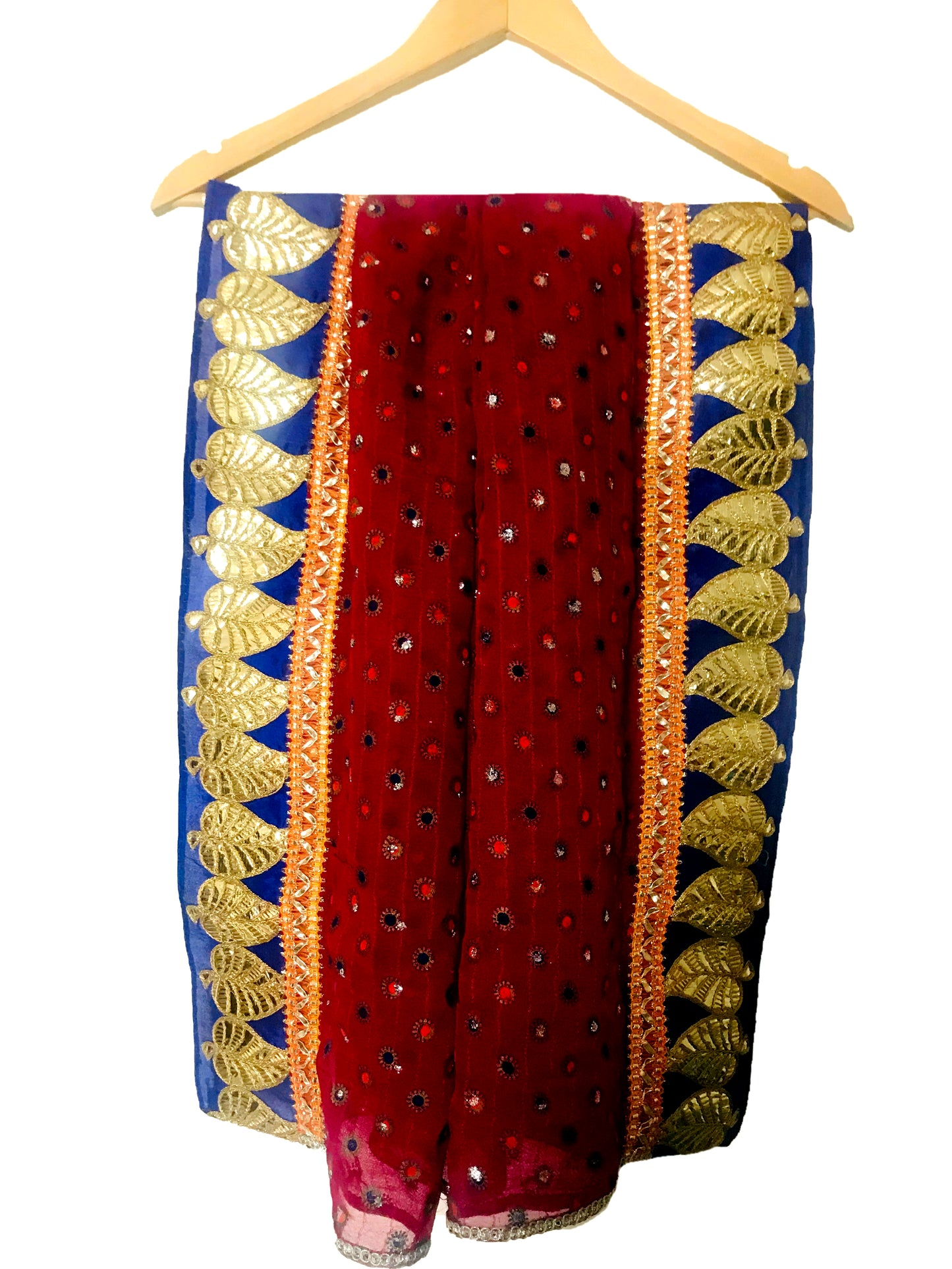 Runjhun Pink Printed Designer Dupatta
