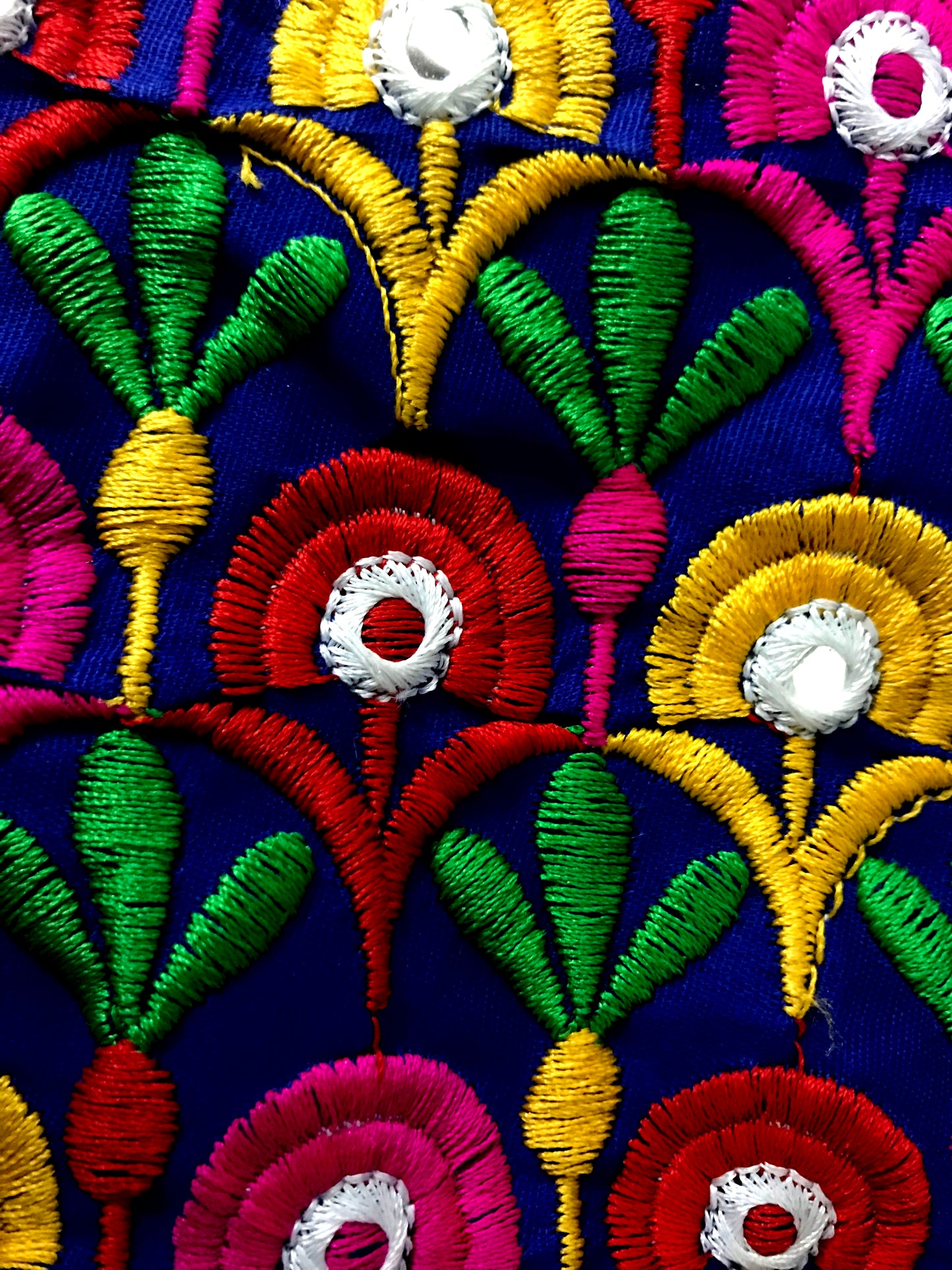 Runjhun Blue Kali Embroidered Koti