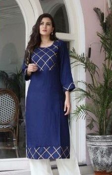 WOMEN'S SUPER STYLISH KURTA AND PALAZZO SET