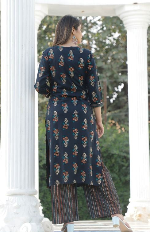 Women's Printed Kurta Set