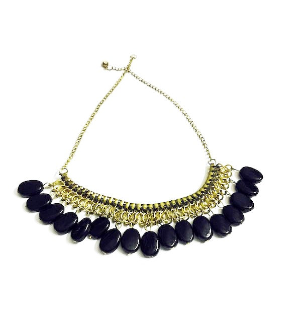 Runjhun Ethnic Black beads Neckpiece
