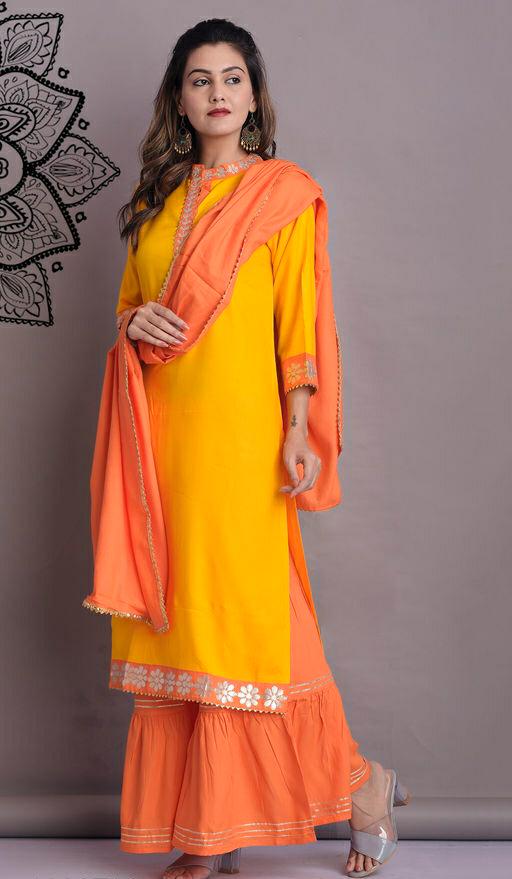 Stunning Women's Kurta Set with Sharara