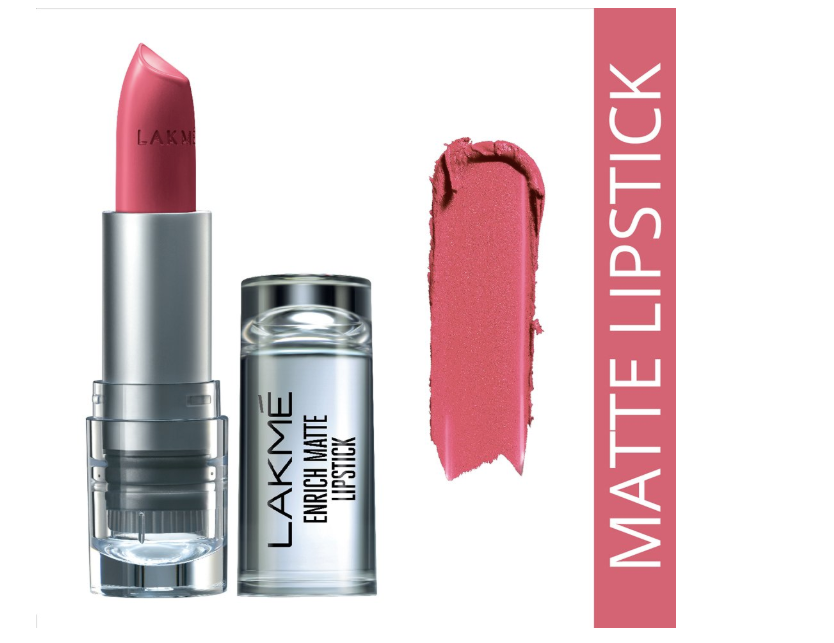 Lakme Enrich Matte Lipstick, Shade PM14