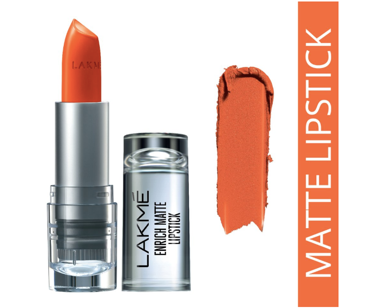 Lakme Enrich Matte Lipstick, Shade OM12