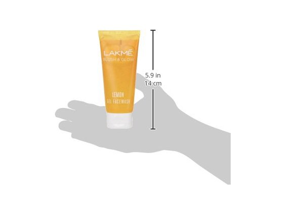 Lakme Blush and Glow Lemon Facewash, 100g