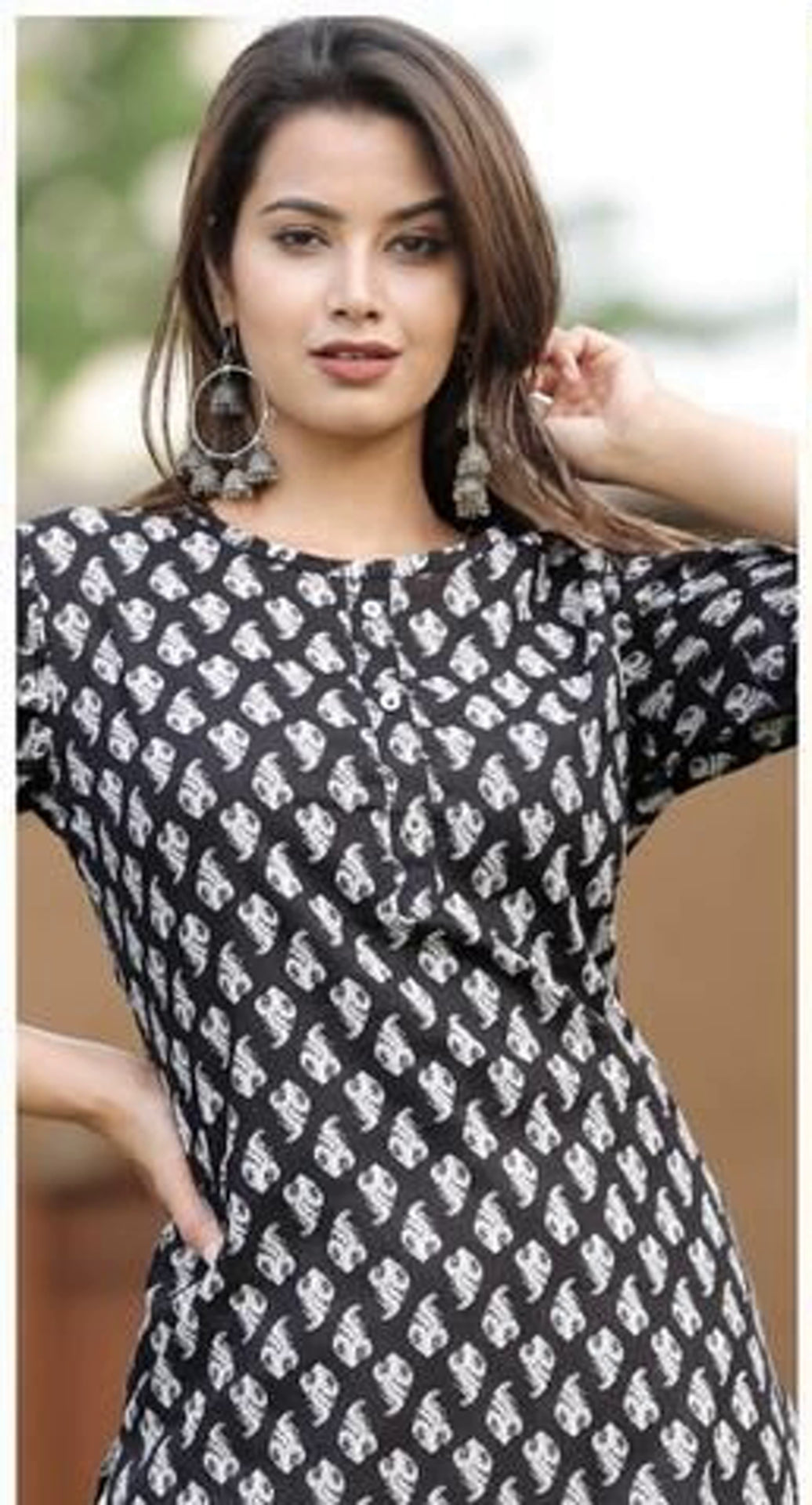 Women's Printed Straight Kurta Set