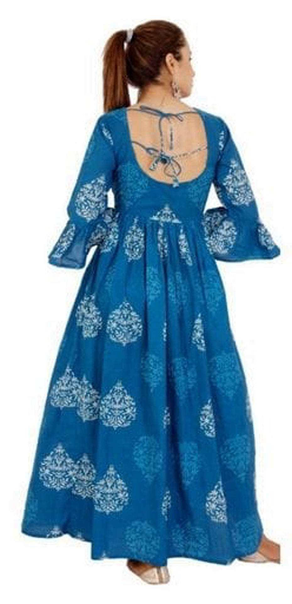 Women's Cotton Ethnic Printed Dress