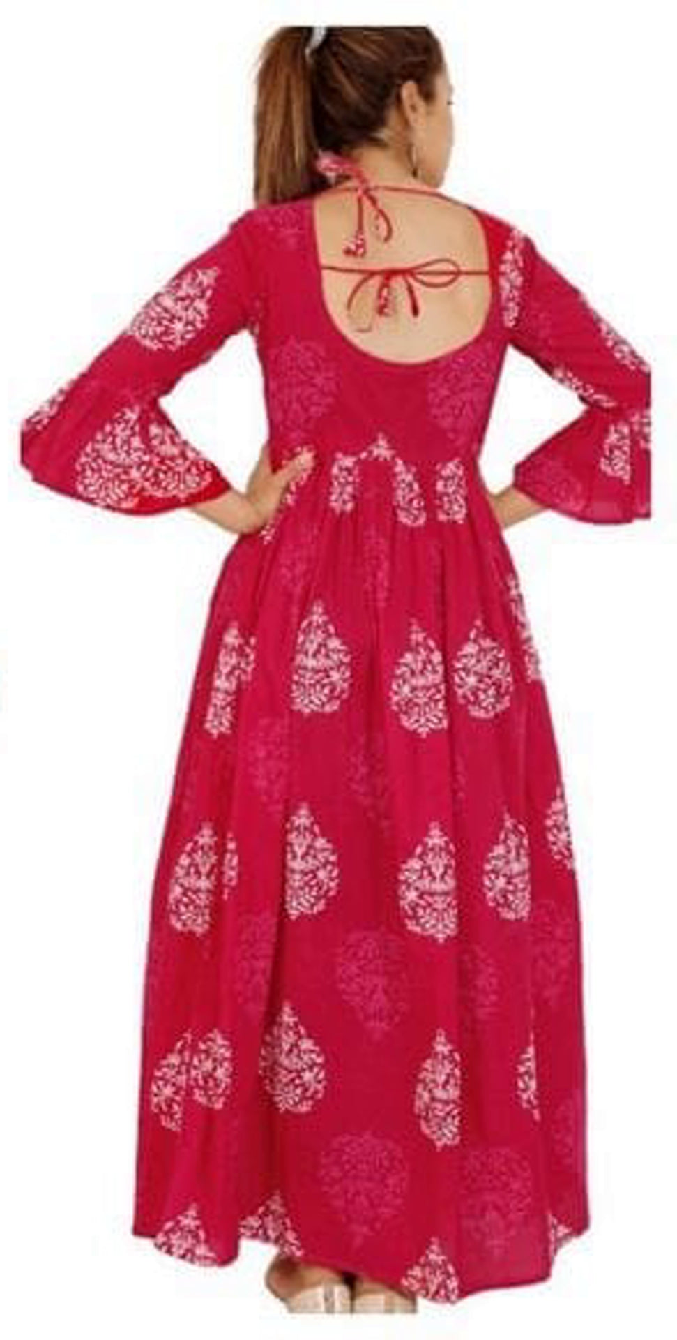 Women's Cotton Printed Ethnic Dress