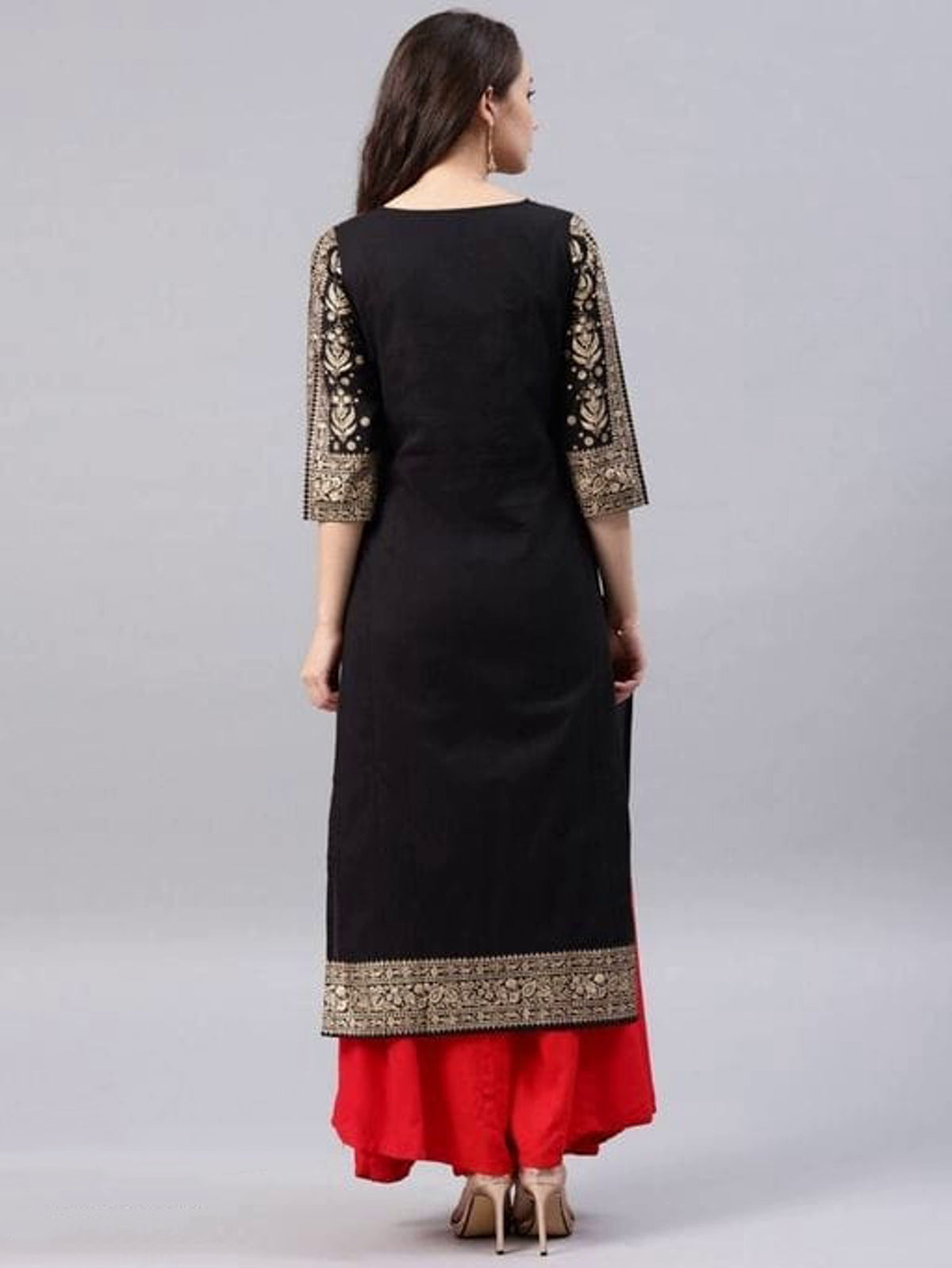 Women's Stylish Black Kurta
