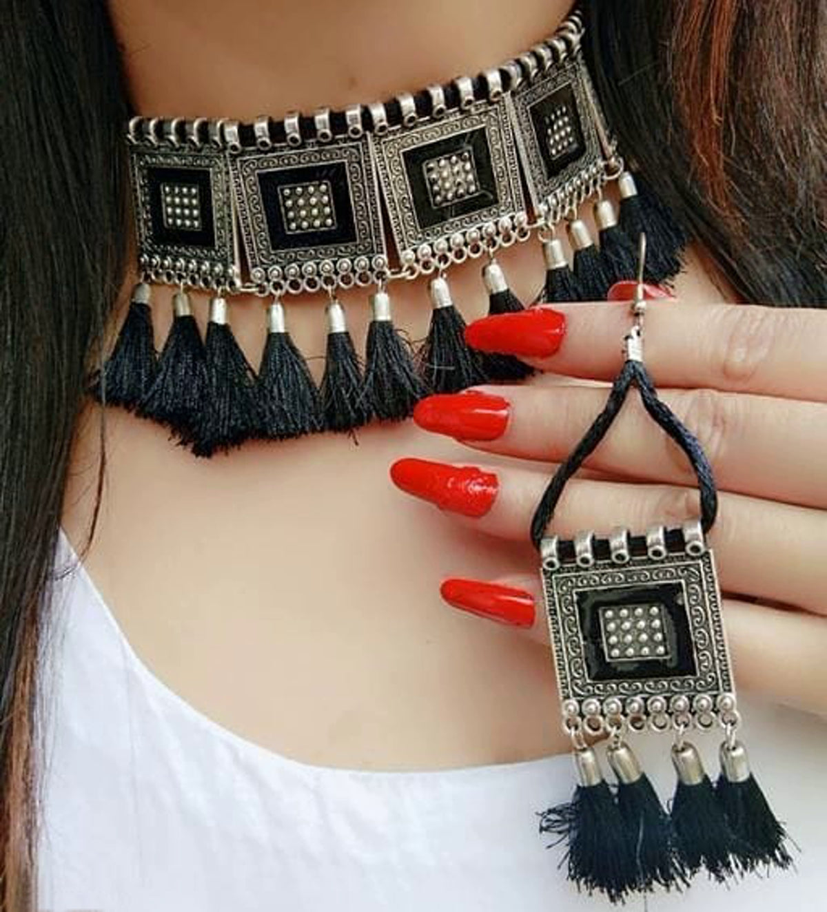 Garba Choker Set