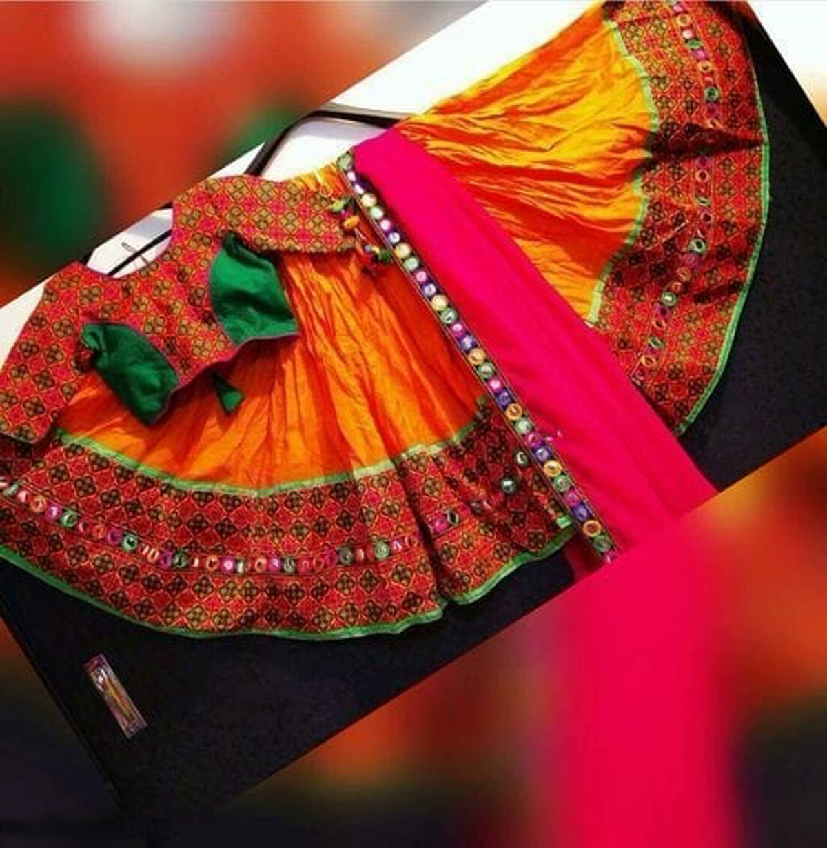 Mirror Work Navratri Lehenga Choli