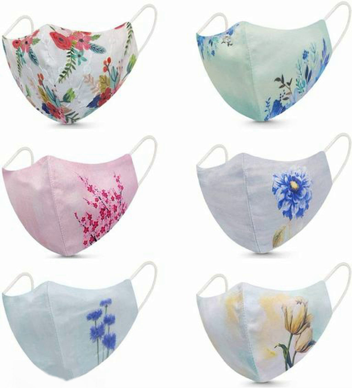 Printed Reusable Cotton Face Mask for Women/Men