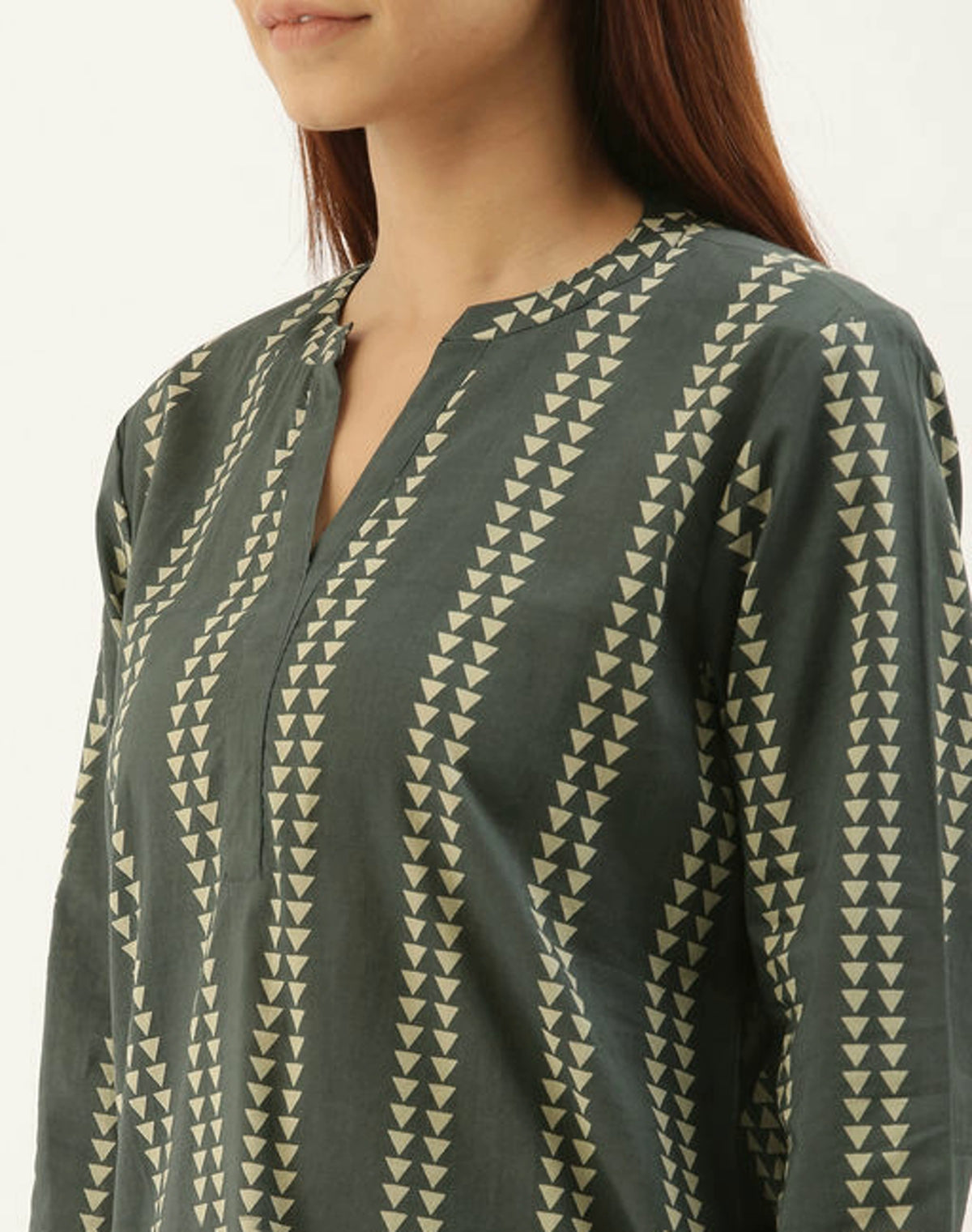 Women's Swagger Dark Green Printed Lounge Wear