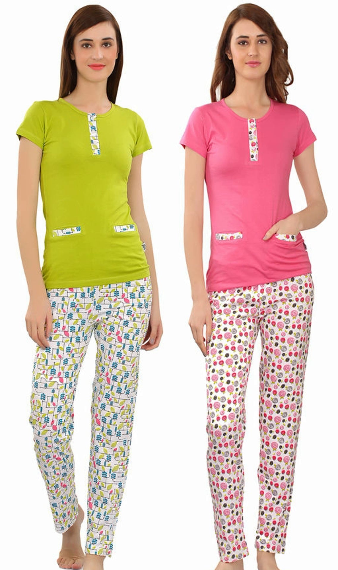Women Printed Lounge Pants Combo