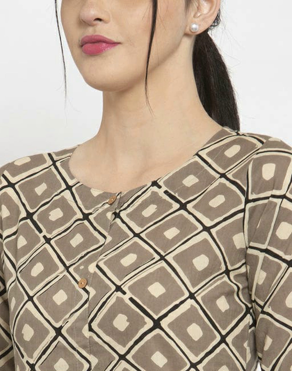 Women's Sassy Cotton Straight Kurta