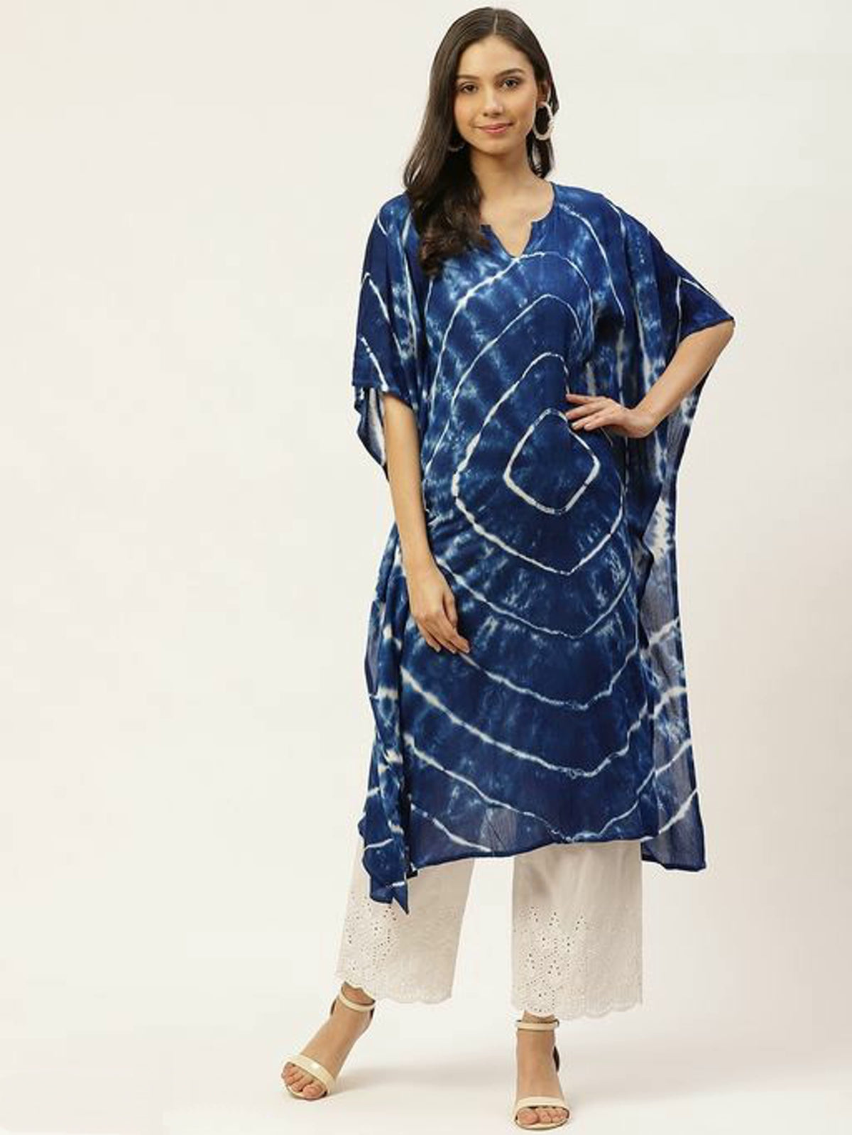 Women's Stylish Bandhani Print Kaftans