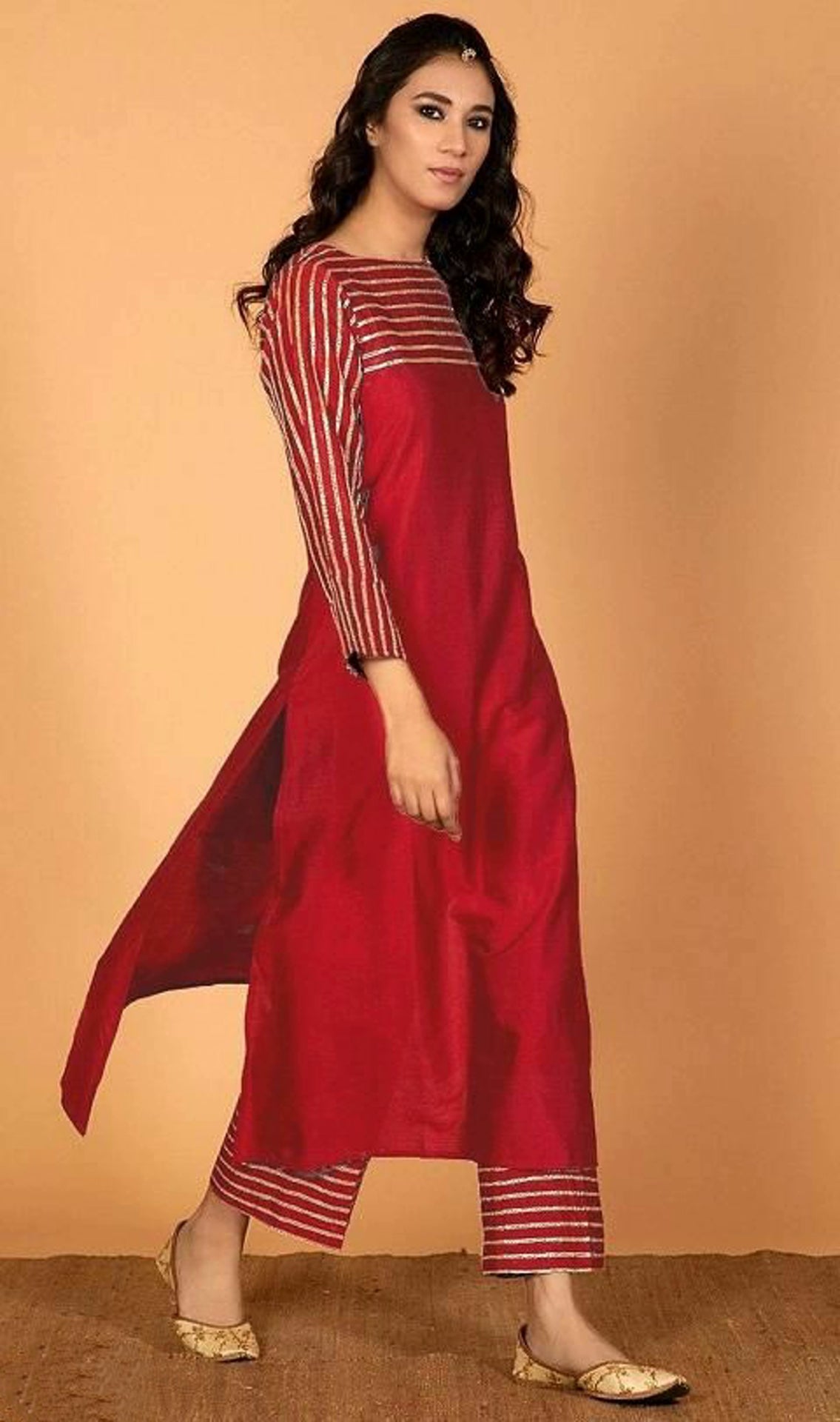 Gotta Patti Work Kurta Set