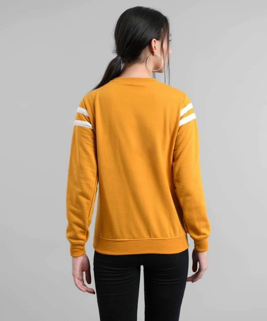 Women's Fleece Stripe Sweatshirt