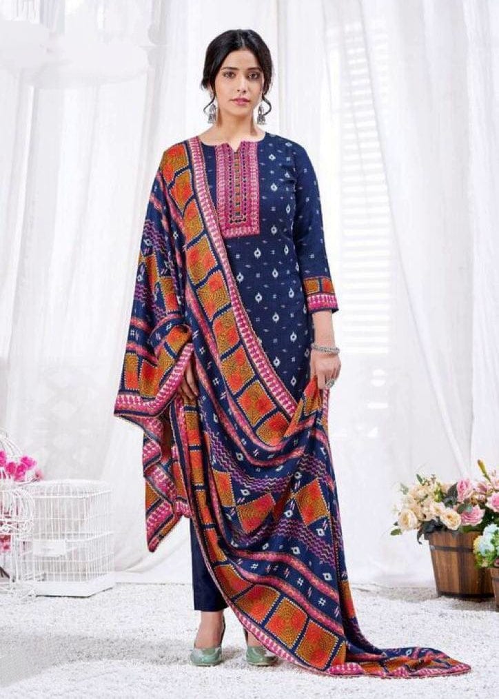 Women's Woollen Kurta Set Fabric