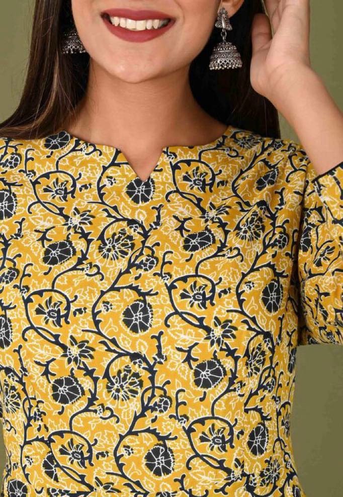 Women's Three Piece Floral Ethnic Set