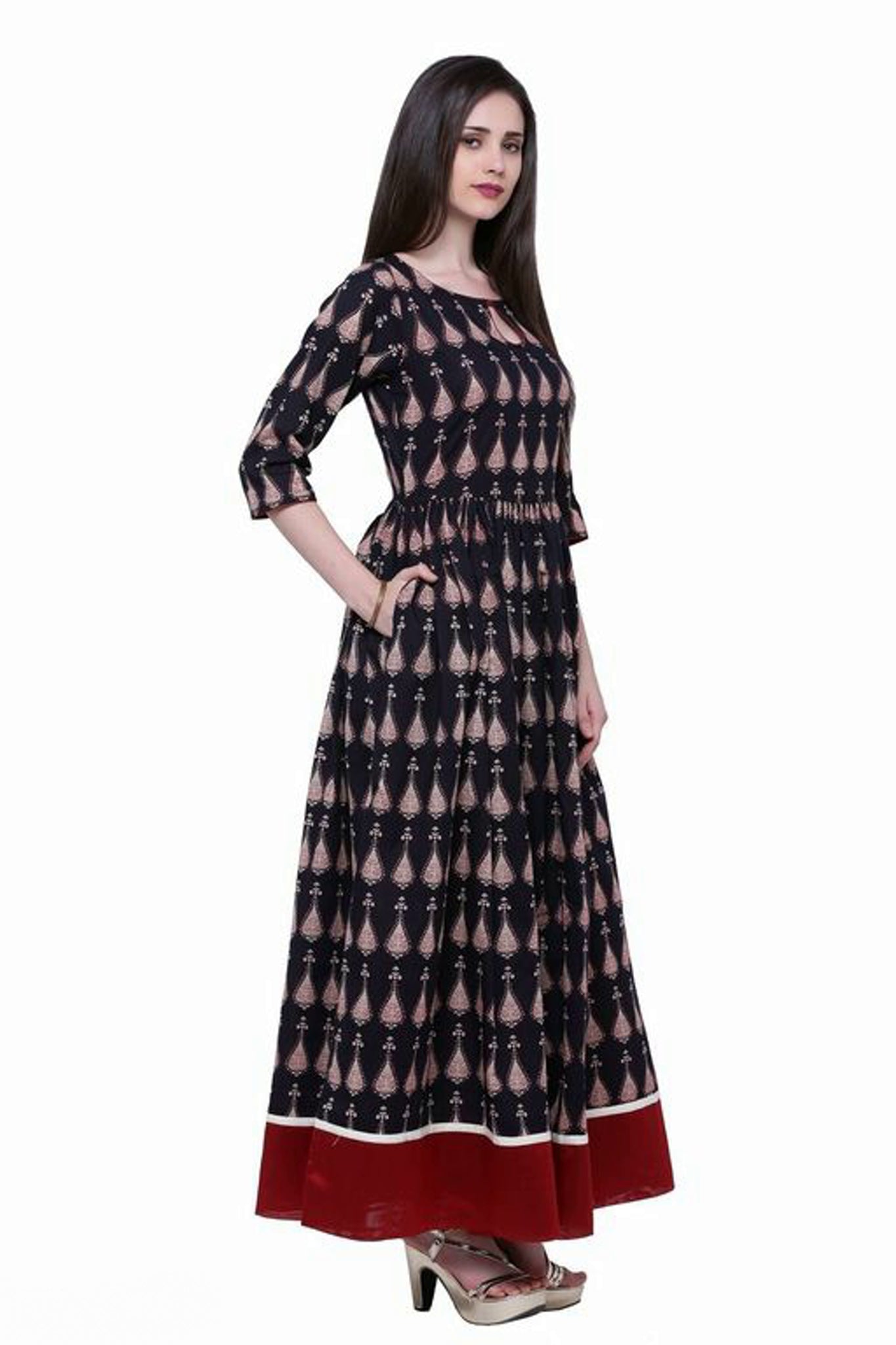 Woman's Plus Size Printed Kurta