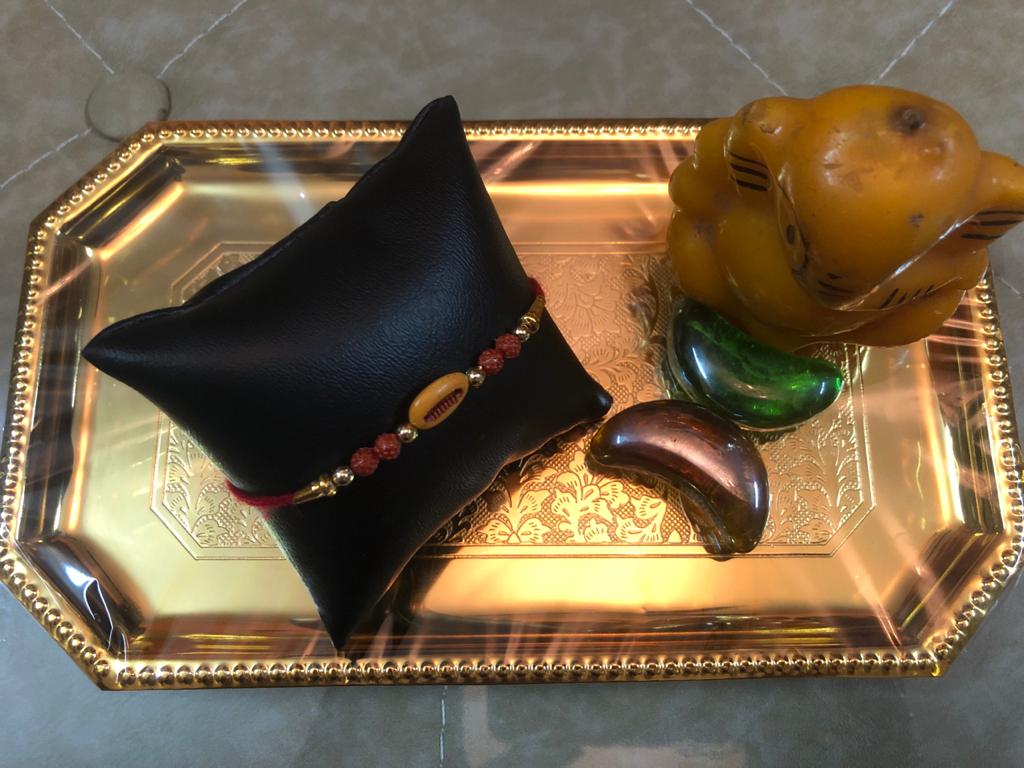Divine Seep and Rudraksh Dora Rakhi