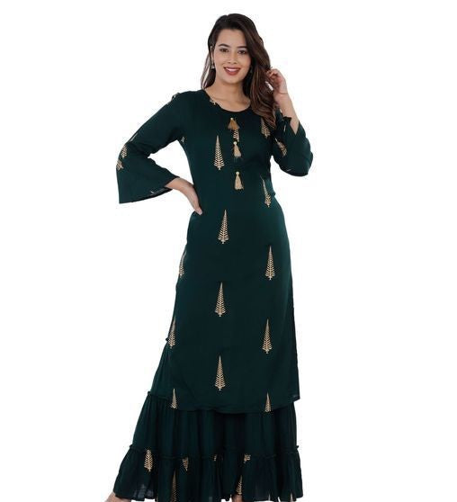 Women's Kurta Set with Sharara