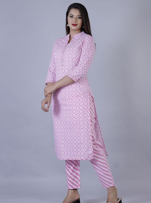 Women's Cotton Kurta with Pants
