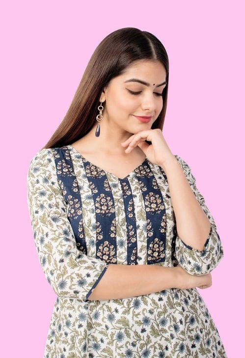 Graceful Women Cotton Kurta Set