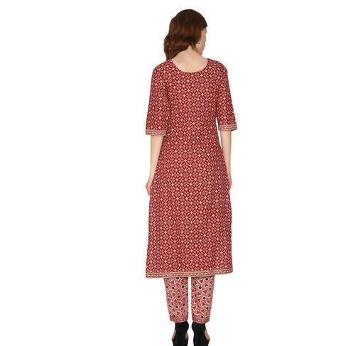 Cotton Printed Kurta Set