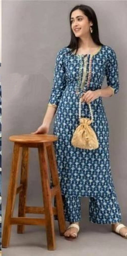 Women's Stylish Printed Kurta Set