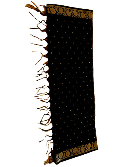 Runjhun Ethnic Black Banarsi Dupatta