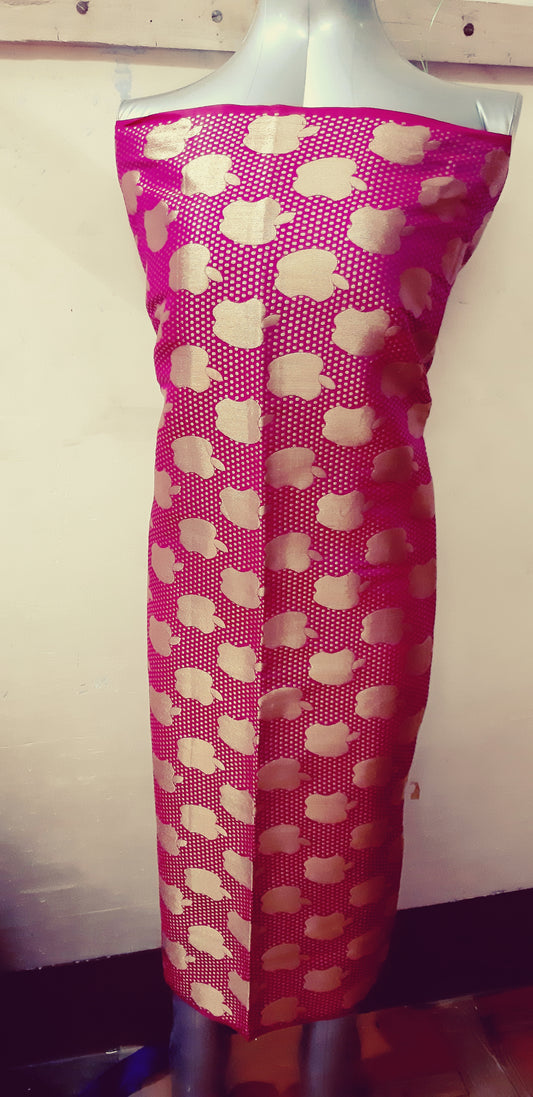 Zari Jacquard Cloth length