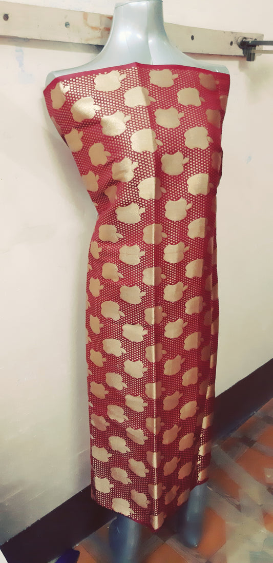 Zari Jacquard Cloth length
