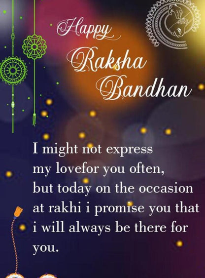 Ganpati Rakhi Set with Raksha Bandhan GreetingCard