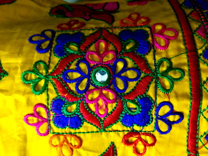 Runjhun Ethnic Designer Yellow Alpana Kurta