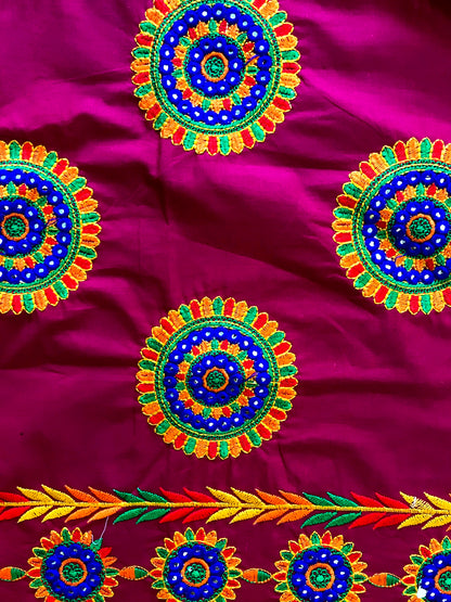 Runjhun Ethnic Designer Pink Rangoli Kurta