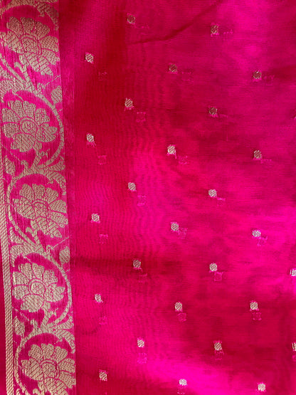 Runjhun Ethnic Pink Banarsi Dupatta