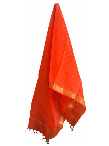 Runjhun Ethnic Orange Banarsi Dupatta