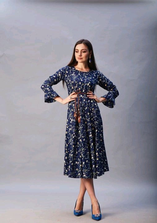 Women's Classy Floral Printed Dress