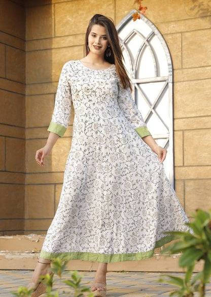Women's Printed Rayon dress