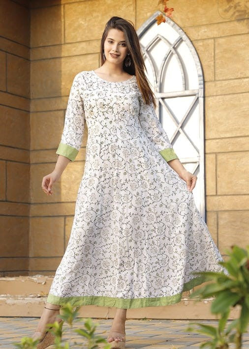 Women's Printed Rayon dress