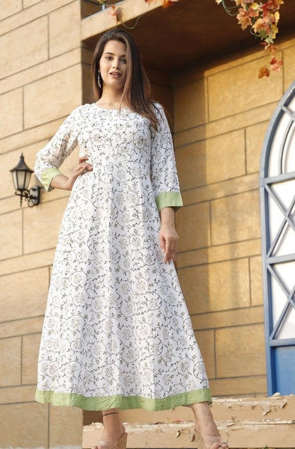 Women's Printed Rayon dress