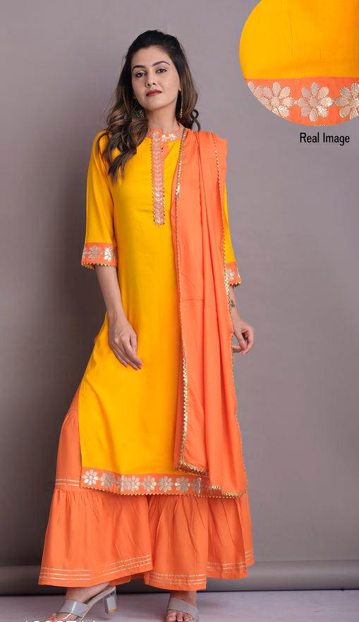 Stunning Women's Kurta Set with Sharara