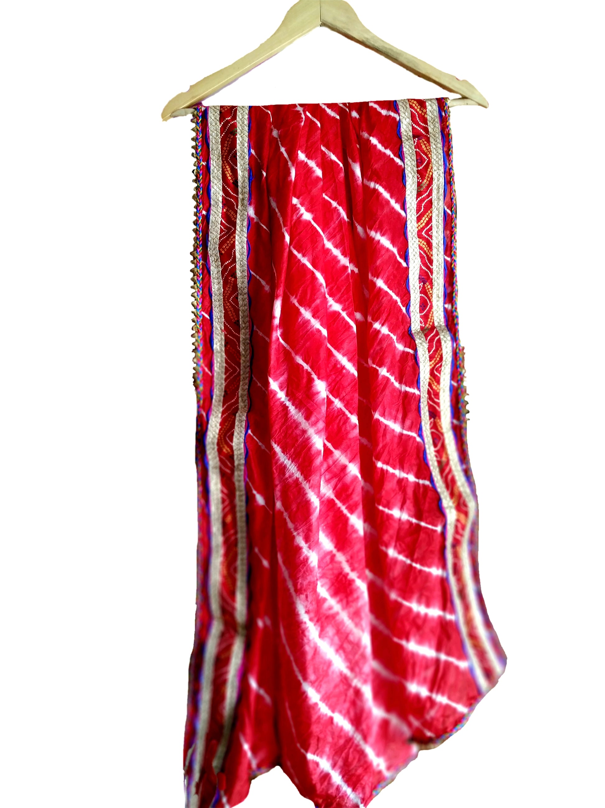 Urban Wardrobe's Red Leheriya Dupatta