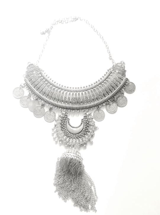 Runjhun Ethnic Coin Necklace