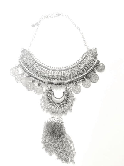 Runjhun Ethnic Coin Necklace